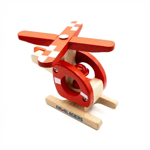 Wooden helicopter